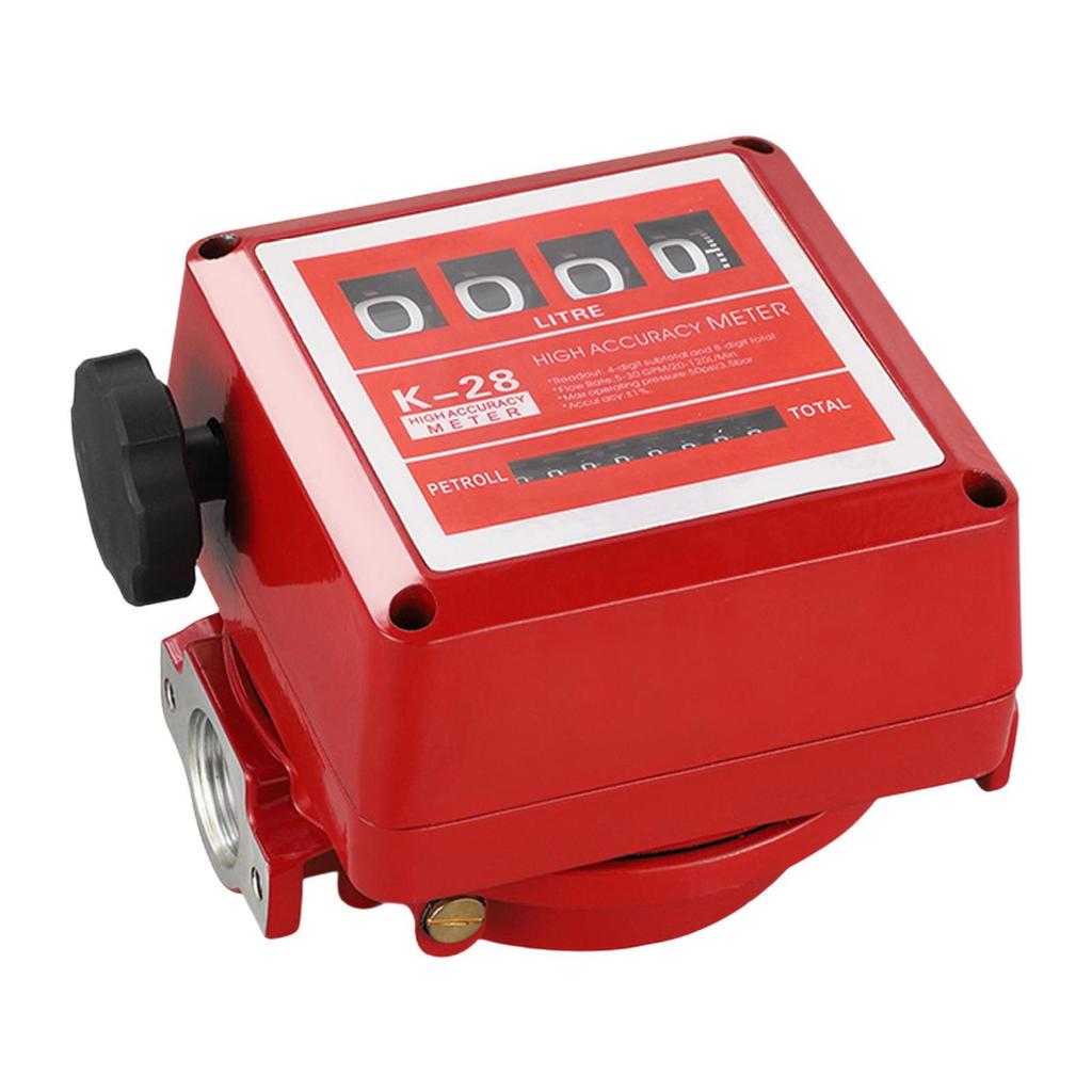 Mechanical Flow Meter Multipurpose ±1% Accuracy Oil Flow Liter Meter