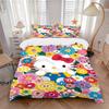 3pcs Hello Kitty Duvet Cover Set,  Includes 1 Duvet Cover and 1/2 Pillowcases (No Insert) Yy251104242