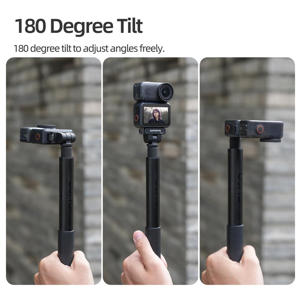Dual-Direction Magnetic Mount W1/4 Screw Adapter For DJI OSMO NANO/Action 6 Magnetic 180° Adjustable Bracket Camera Accessories