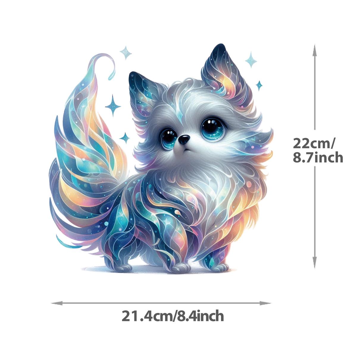 

Нашивки Shine Cats для одежды, изготовленные на заказ, животные, термопресс, аппликации, наклейки Ropa для одежды, футболки, термонаклейки своими руками