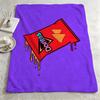 food DDoritoss Throw Warm Soft Flannel Blanket Multiuse for Sofa Bed Camping Travel Nap