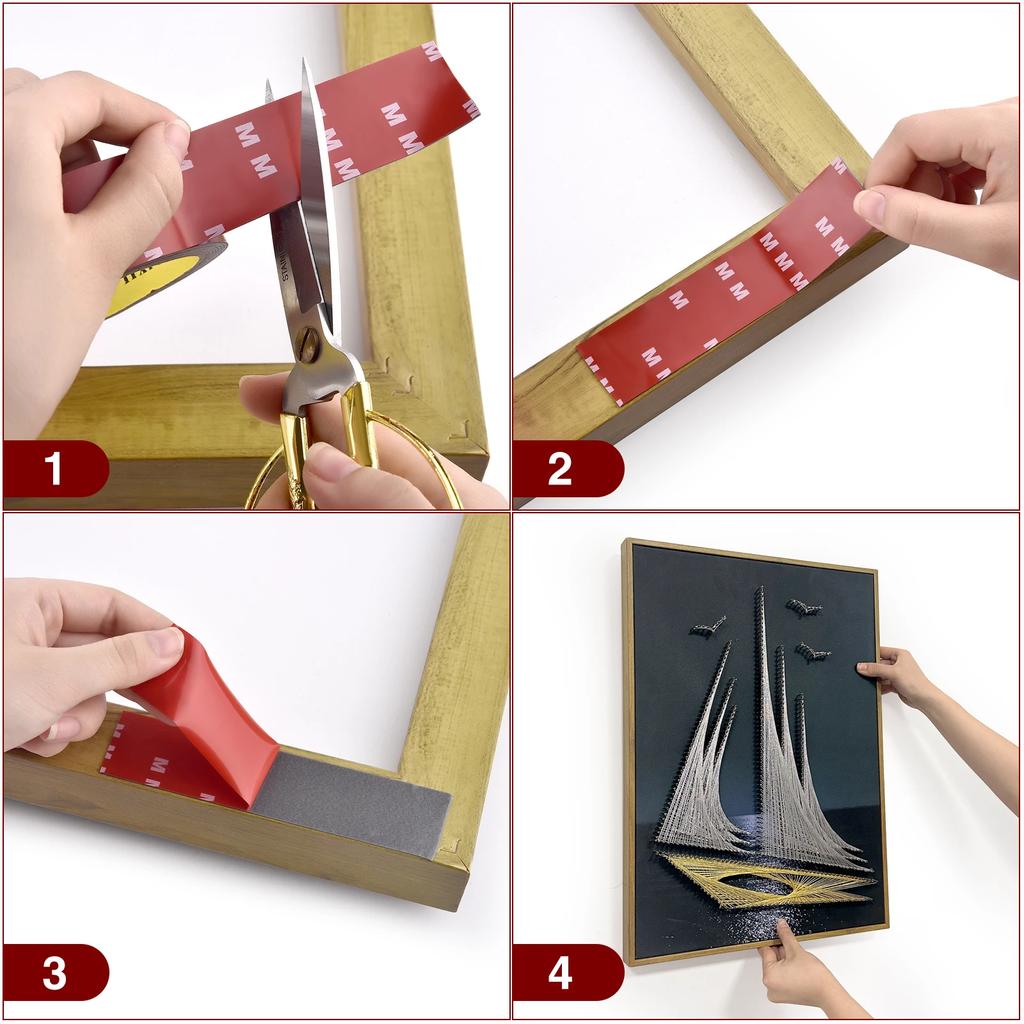 300CM Εξαιρετικά ισχυρή ταινία διπλής όψης Αυτοκόλλητη ταινία Ειδικό σχίσιμο χωρίς να αφήνει ίχνη Στερέωση υψηλού ιξώδους Στερέωση κολλητική