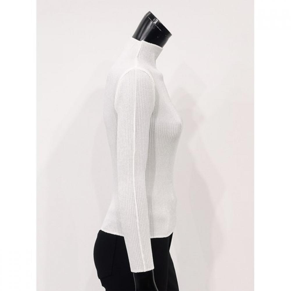 High Neck Slim Long Sleeve T shirT  432 121