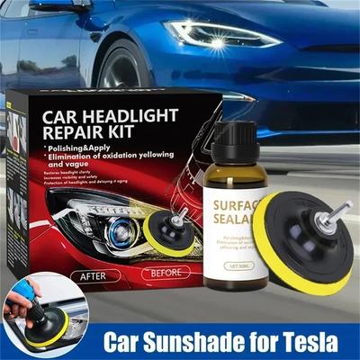 Car Headlight Restoration Polishing Kits Headlamp Repair Kits Polisher Cleaning Paste Refurbish Paint Care Car Light Lens Polish