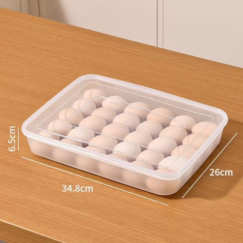 Wutuo Tall Stackable Refrigerator Egg Holder (3-Pack)