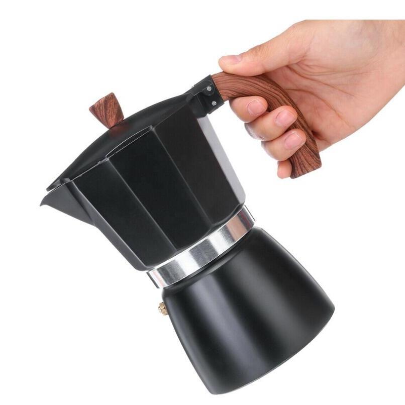 Popular Aluminum Moka Pot for Home Use: Italian Portable Espresso Drip Coffee Maker