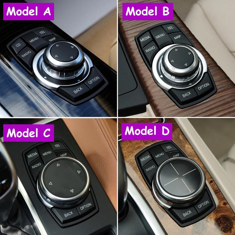 Silver F20 F22 F30 F34 F36 F10 CIC IDrive Multimedia Control Button Cover Keys Cap For BMW 1 2 3 4 5 6 7 X3 X4 X5 X6 F02 F06 F25