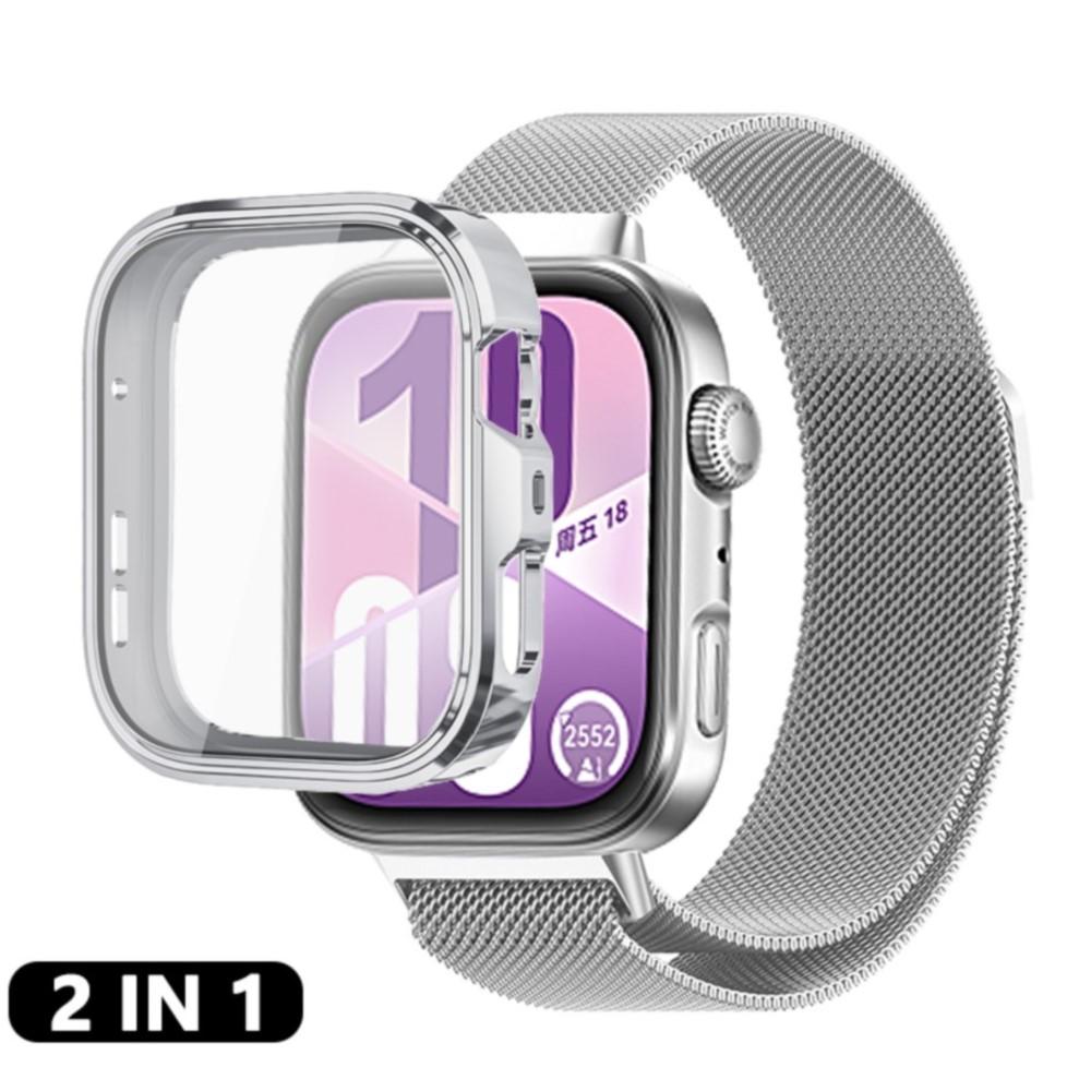 Case+Milanese loop Band for Huawei Watch Fit 4 Pro strap Accessories metal Stainless Steel correa Bracelet for huawei fit 4 band