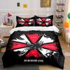 Red-and-black Zombie Figures. Bedding Sets Duvet Cover Sets Duvet Covers Pillowcases(1 * Duvet Cover 2 * Pillowcases Without Duvet Insert)