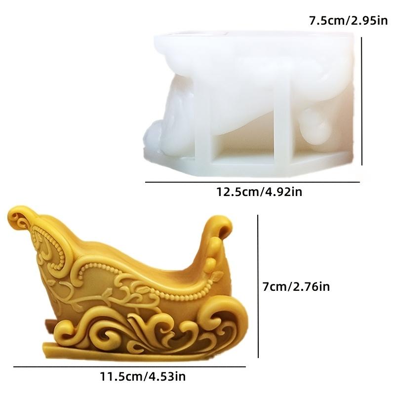 

Силиконовая форма для свечи в форме саней, форма для свечи в виде саней, пиратского корабля, форма для смолы, гипса, цемента, бетона, декор для дома, рождественский подарок