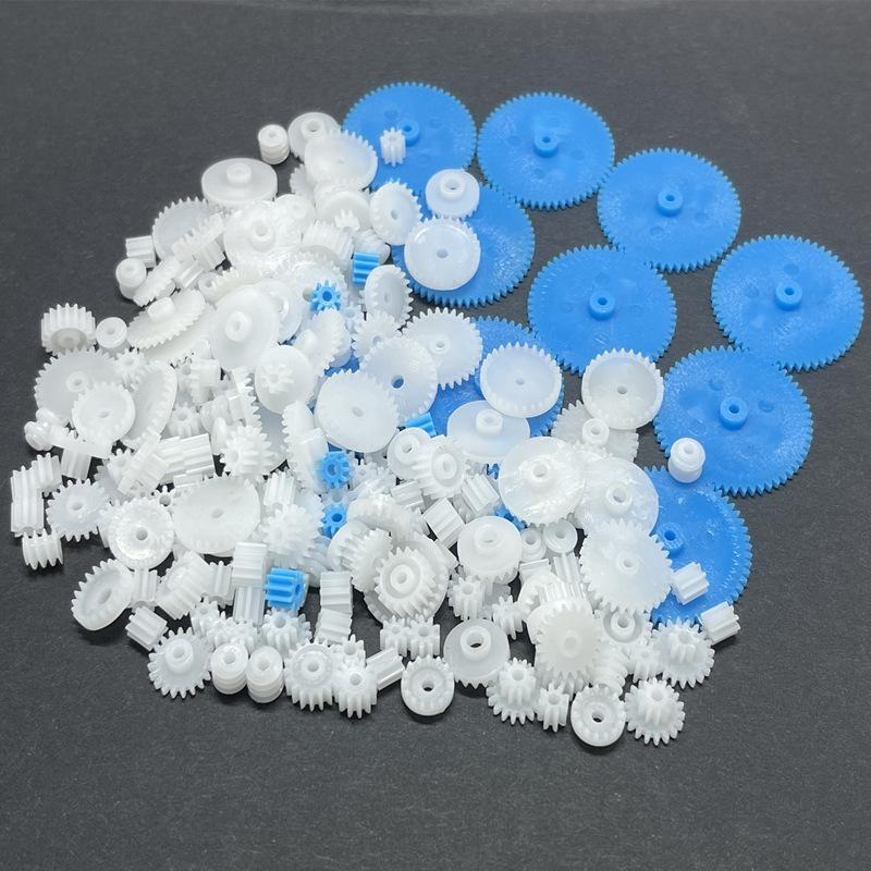 

1 Набор из 200 шт. пакетов со смешанными пластиковыми шестернями, аксессуары для рукоделия 200pcs a bag