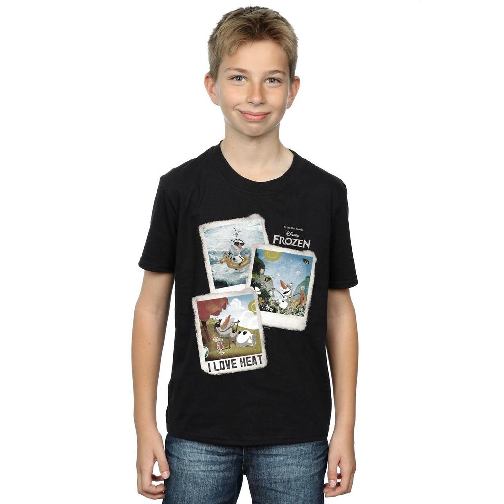 Frozen Boys Olaf Polaroid Cotton T-Shirt