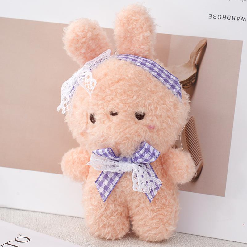 

Soft And Cute Lolita Teddy Bear Plush Toy Adorable Rabbit Stuffed Animal Kids For рожевий