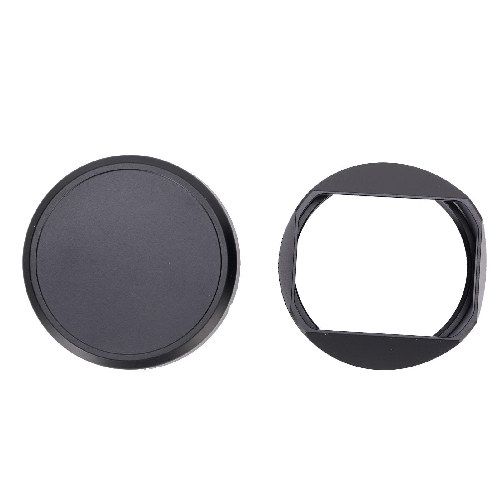 

Комплект бленды и крышки для объектива, подходит для камер Fujifilm X100VI X100V X100F X100T X100S X100 X70, черный