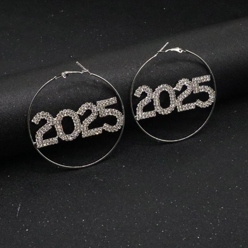 Elegant 2025 Pendant Earrings Jewelry Accessory for Women with Rhinestones Home Accent and Unique Long Designs