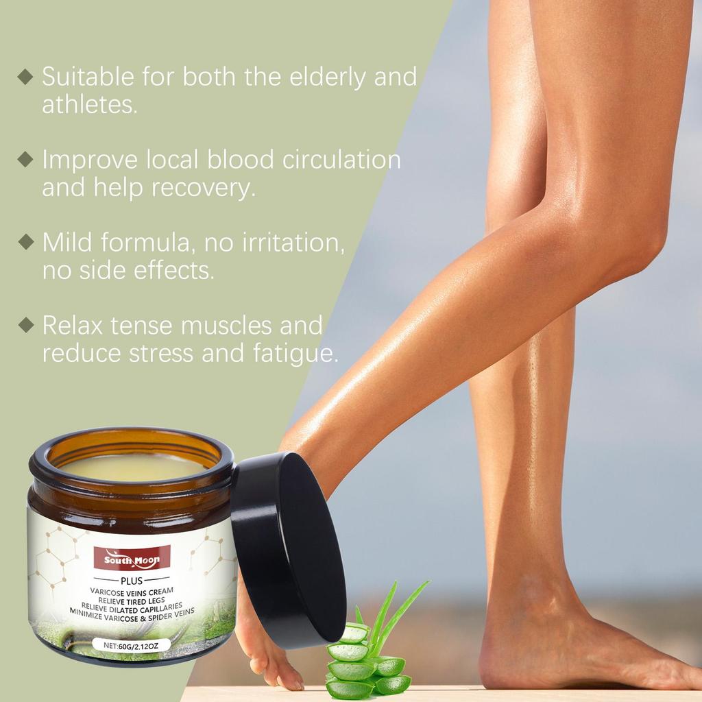 60g Krém na nohy Jemný Vyživující Masáž Ulevuje od nepohodlí nohou Denní krém na nohy