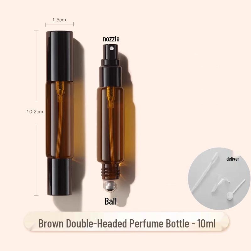 

Флакон для образцов духов двойного назначения: Двусторонний роллербол и распылитель тонкого тумана, стеклянный дозатор