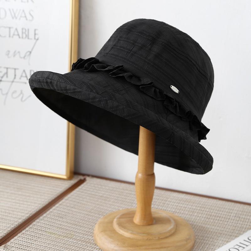 Sweet Floral Bucket Hat Women, Spring Summer Elegant Casual All-Match Packable Hat, Outdoor Visor Sunhat