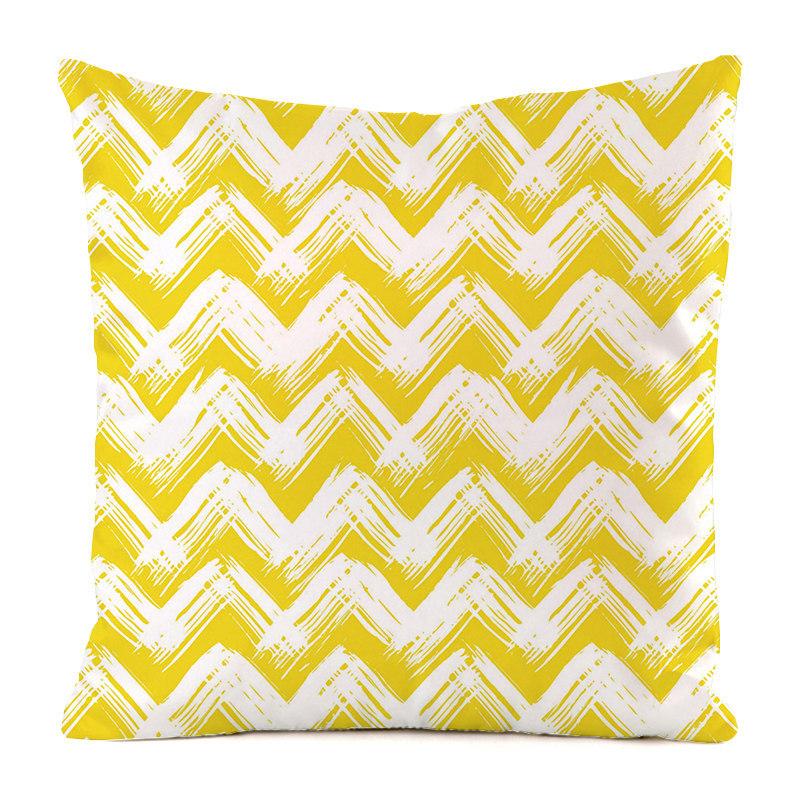 Nordic Geometric Colored Waves Digital Printing Short Plush Pillow Covers for Car Sofa Office Cushion Cover Home Goods