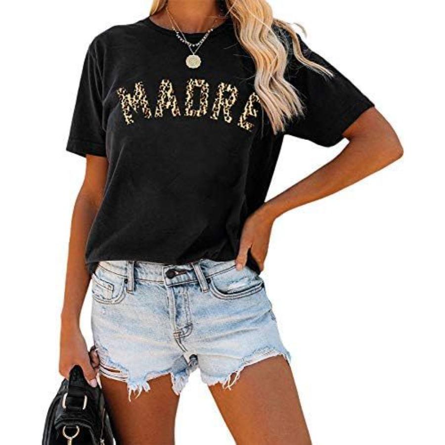 Männer Frauen Casual O Neck Printed T-shirt O Neck Kurzarm Baumwolle Tops