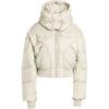 X Stella McCartney Cropped FW25 Padded Winter Jacket With Detachable Hood Women Jacket KA0645