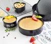 Non-Stick Round Cake Pan Set - Buckle Design for Baking