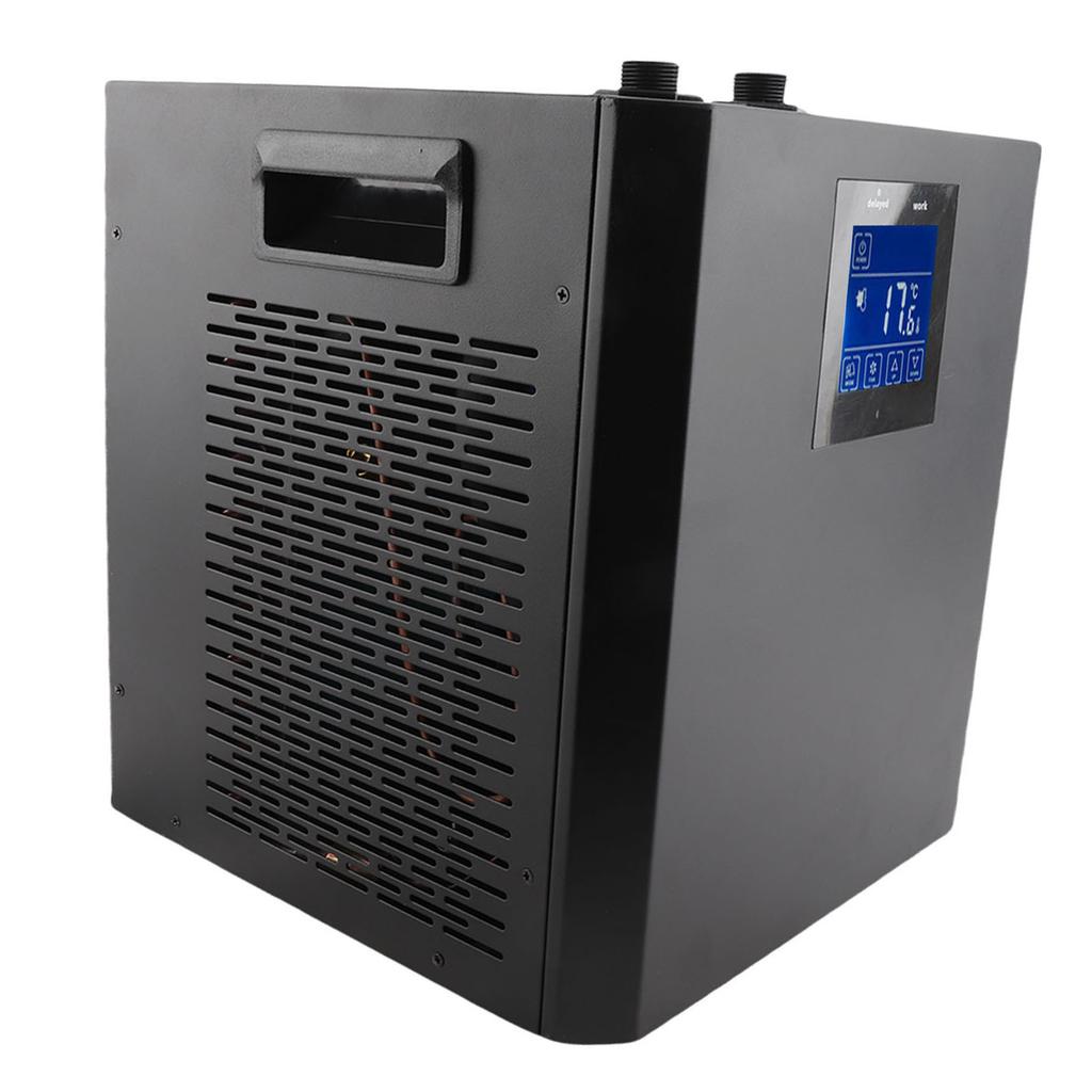 Water Chiller 1 3HP Horsepower 79gal Low Noise Fish Tank Cooling System with Pump Nozzle and Water Pipe EU Plug 220V
