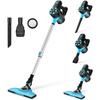 YISORA N3, aspirateur 3-en-1 ultra-léger, avec tête rotative, articulation flexible et tube métallique télescopique