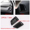 Window Lift / Water Cup Holder / Head Light Lamp / Gear Shift Panel Cover Trim For Kia Seltos - Carbon Fiber Accessories