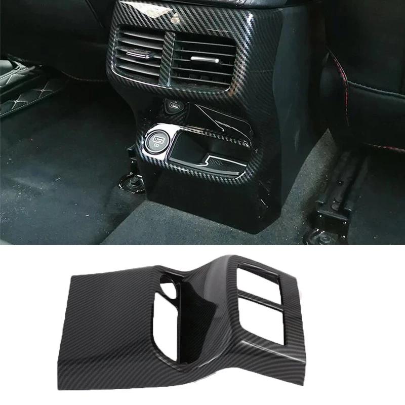For Kia Seltos     Window Switch Cover Trim Gear Shift Panel Water Cup Holder Cover ABS Carbon Interior Accessories