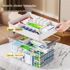 Compact Multi-layer Transparent Medicine Organizer with Large Capacity