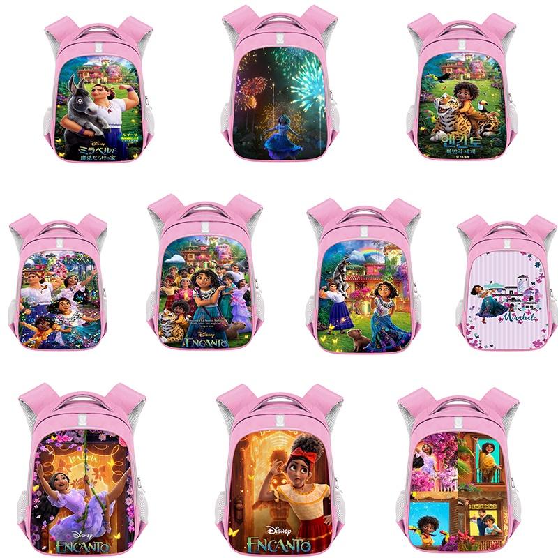 Encanto Mirabel Girls Backpack Waterproof Large Capacity School Bag For Kids
