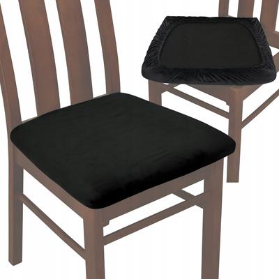 Chair Cover Seat Cover Velvet Tess Black