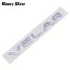 3D ABS VEL A R Letter Car Rear Trunk Emblem Badge Sticker