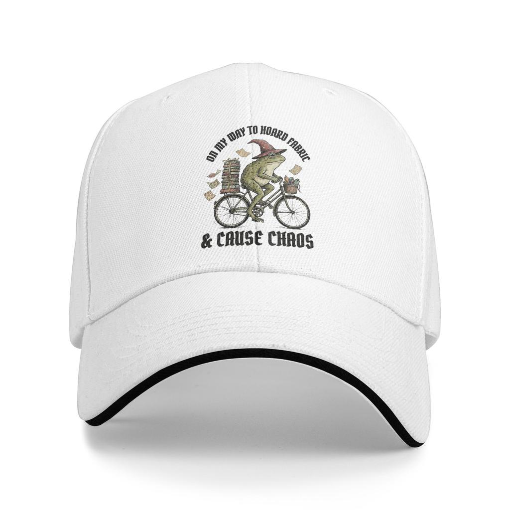 New On My Way to Hoard Fabrics and Cause Chaos Golf Hat Unisex Trucker Hat  Daily Workouts Adjustable Fit Sun Caps