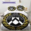 Udinese Calcio Bedding Quilt Set Quilt Cover Pillowcase Home Decoration Birthday Gift (1 * Duvet Cover + 2 * Pillowcase, Without Core)