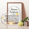 2D Flat Inspirational Friendship Keepsakes Acrylic Desktop Decoration Plaque, Home Decor Plaque Hanging Wall Art Decorative Garden Decoration for Room