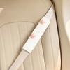 Cute Cartoon Adjustable Car Seat Belt Shoulder Pad Anti Strangulation For Children