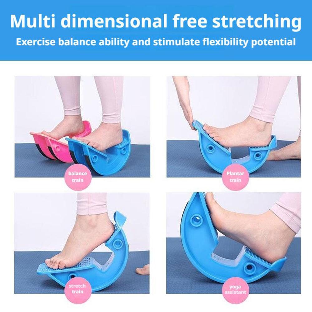 Dehnrad Heimfitness Pedal Wadendehner Gleichgewichtstrainer Arm Wade Knöchel Dehnbrett, Fußdehner Haushalt