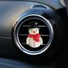Medium-sized New Santa Claus Christmas Tree Reindeer Snowman Car Perfume Decoration Clip Car Air Conditioner Air Outlet