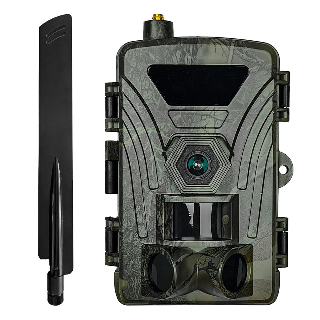 4G Trail Camera 4K Hunting Camera with SIM Card 60MP Photos Fast Trigger Wildlife Camera Infrared Camera Night Vision