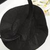 Classical Flat Brimmed Fedoras Hat Decorative Hair Hoop for Trendy Outfit Casual Wear Hat for Casual Occassion