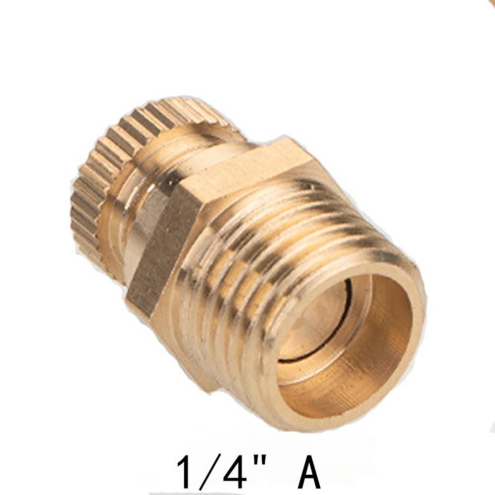Male Thread Air Compressor Drain Valve Hand-Turn Brass Drain Cock New Air Compressor Drain