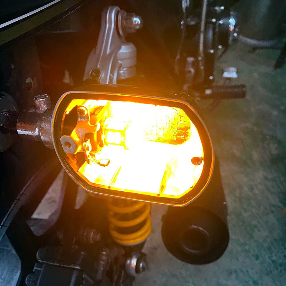 Discover Winds G18 S25 High Brightness 54 LED Bright Turn Signal Bulb, 4 Pieces,