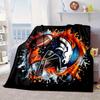 Denver Broncos Coperta Portatile/Coperta Morbida Coperta per Letto Adatta per Viaggi Campeggio Soggiorni Uffici Divani Regali per Fan