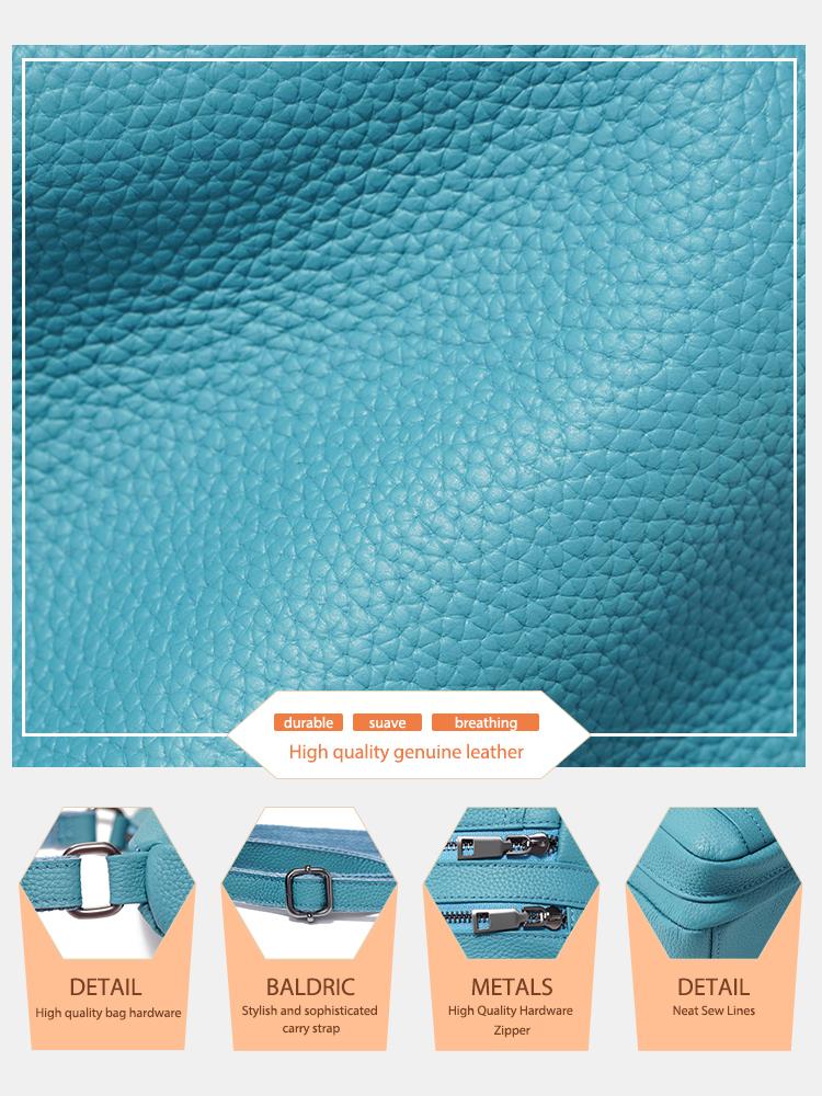 Zency Luxury Leather Shoulder Bag For Women's Design Handbag