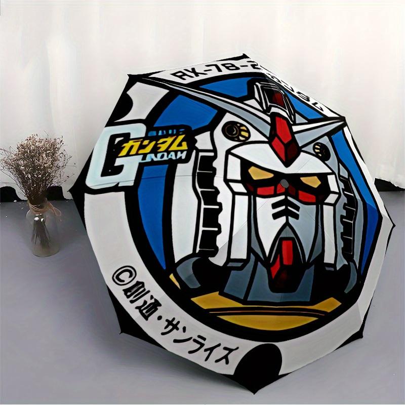 Gundam Robot Automatic Open/close Umbrella, Heavy-Duty Iron Frame, Folding Portable Design, Travel, Everyday Use 175
