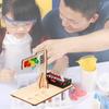 Wooden Diy Traffic Signal Light Model Science Experiment Set For Students