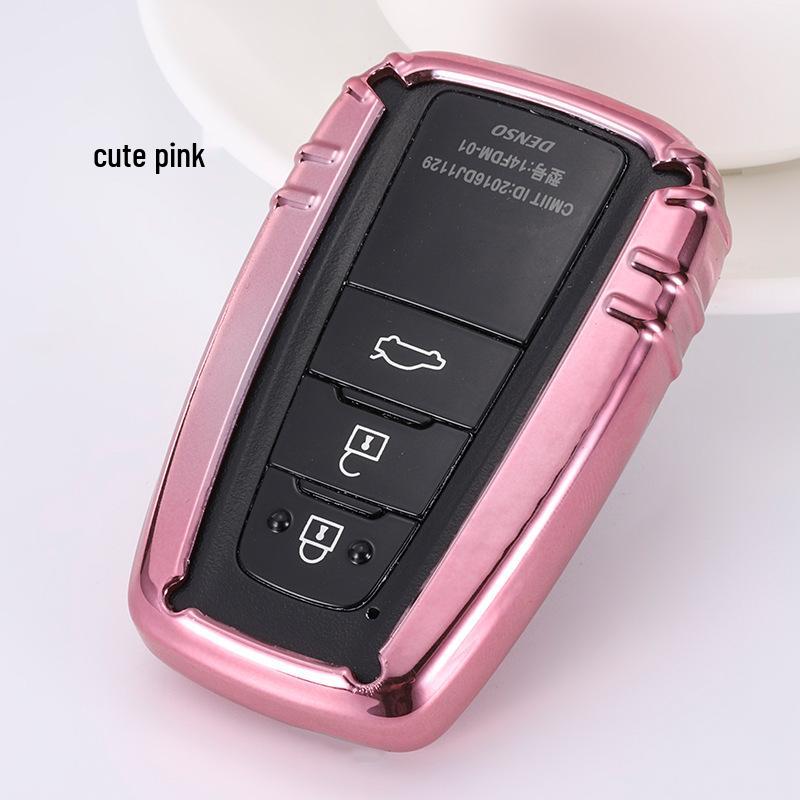 TPU Car Key Cover for Toyota Camry, CHR, IZOA, Prado 2700