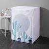 Carton Cactus Print PVEA Washing Machine Cover Universal Waterproof Sunscreen Automatic Roller Open Dust Cover Dust Cloth New